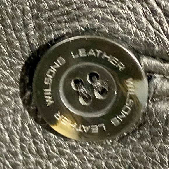 Wilson’s Women’s Black Leather Jacket Size M - Picture 9 of 13